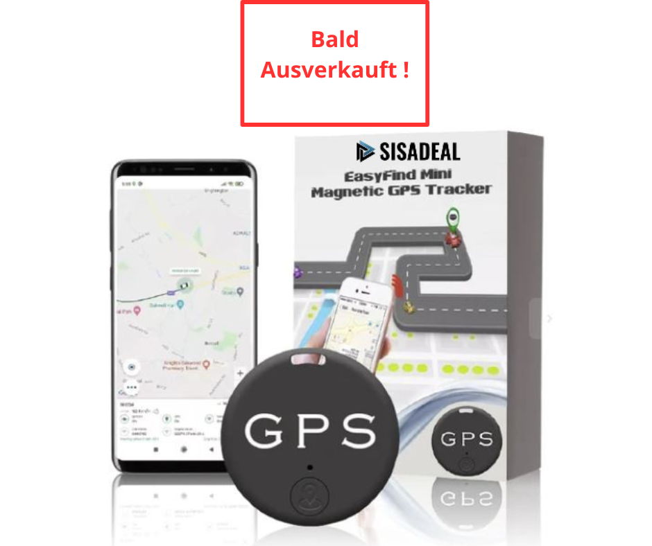 SISADEAL™ | EasyFind Magnetischer Mini-GPS-Tracker
