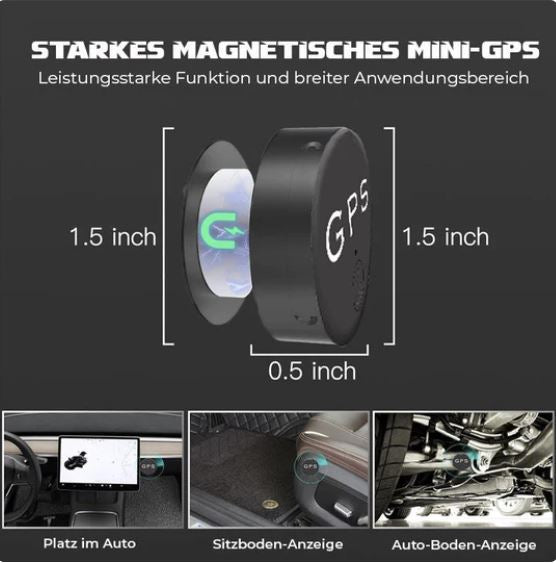 SISADEAL™ | EasyFind Magnetischer Mini-GPS-Tracker