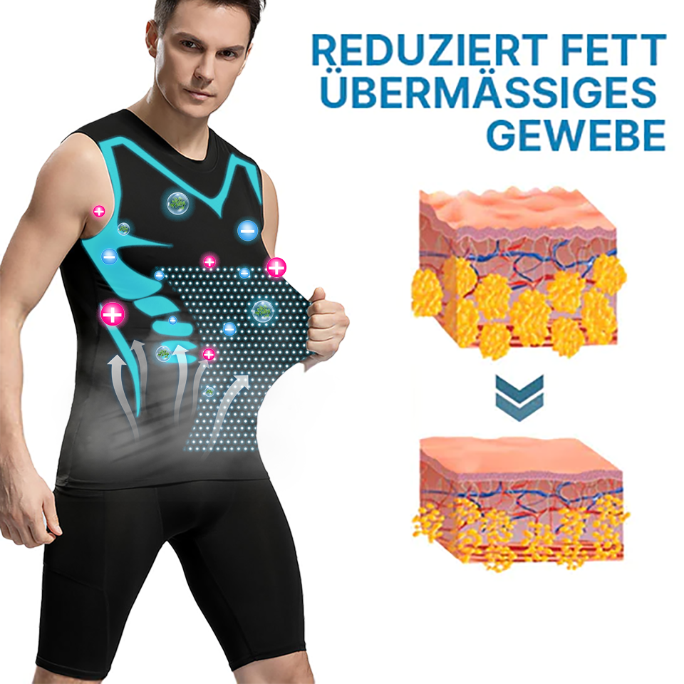 2024 SISADEAL Neue Shapewear-Weste, bequemer und atmungsaktiver Eisseidenstoff, schafft einen perfekten Körper für Männer