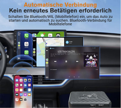 Drahtloser CarPlay- Konverter für das Auto| SISADEAL